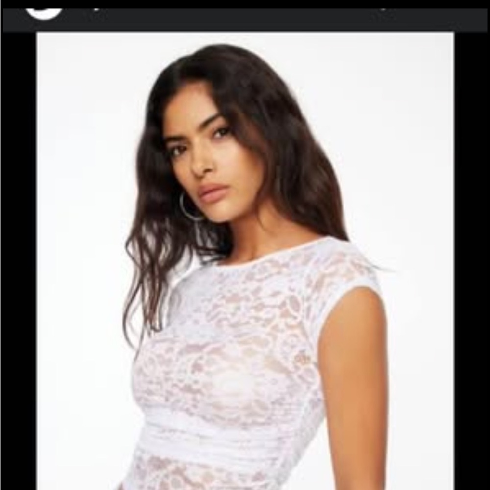 White lace top dynamite